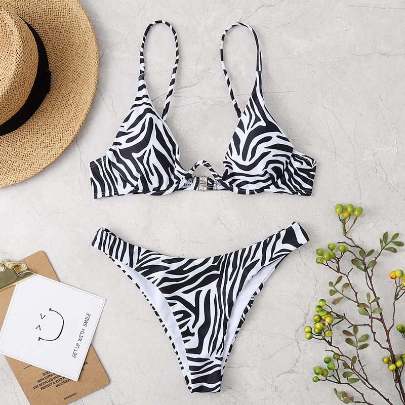 Women Sexy Bikini Sets 2021 Beach Bathing Suits Swimwear Two Pieces Push up Swimsuits