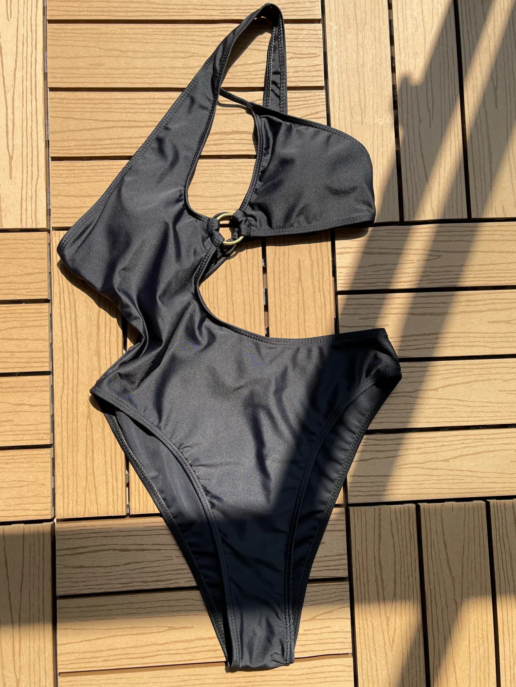 One-Piece Swimsuit Sexy Oblique Shoulder Bikini