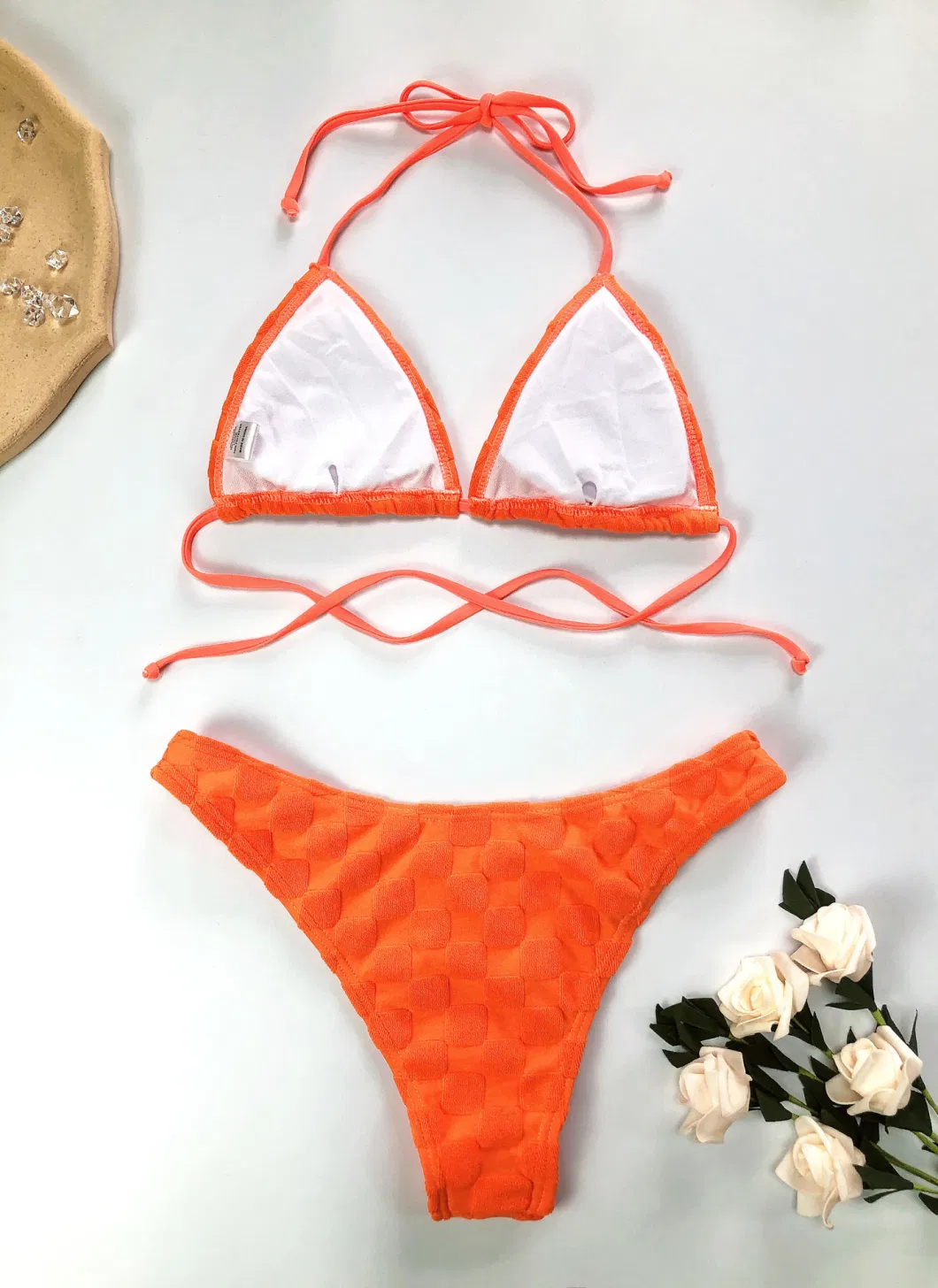 Two-Piece High-Waisted Bikini Swimsuit