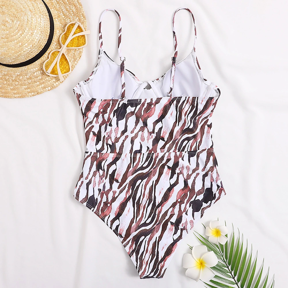 Sexy One Piece Swimsuit Female Underwired Bra Push up Swimwear Women Backless Swim Suit Bather Bathing Suits Beach