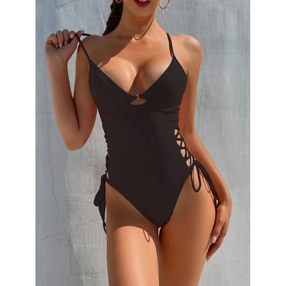 2021 Push up Swimsuit Bandage Swimming Suit One Piece Swim Suits Sexy Bathing Swimwear