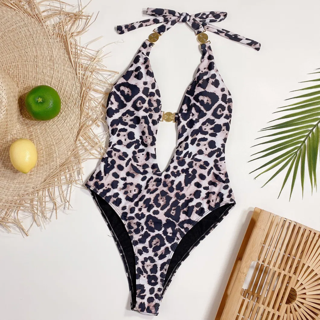 Leopard Bikini Swimwear Women&prime; S Swimsuits 2021 Sexy Woman Female Swimming Bathing Suits