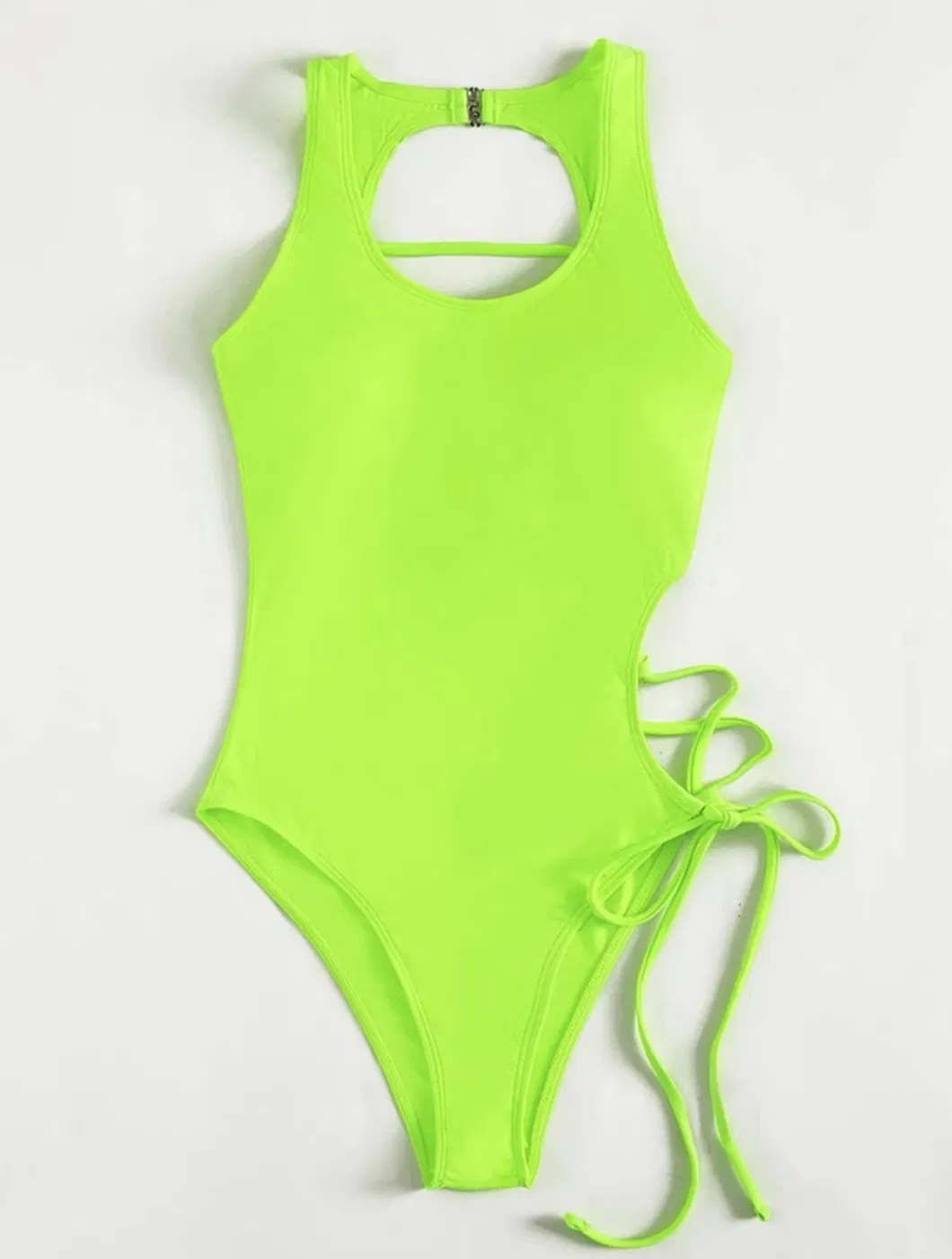 European Hollow out Back Women&prime;s One Piece Bikini Bathing Suit