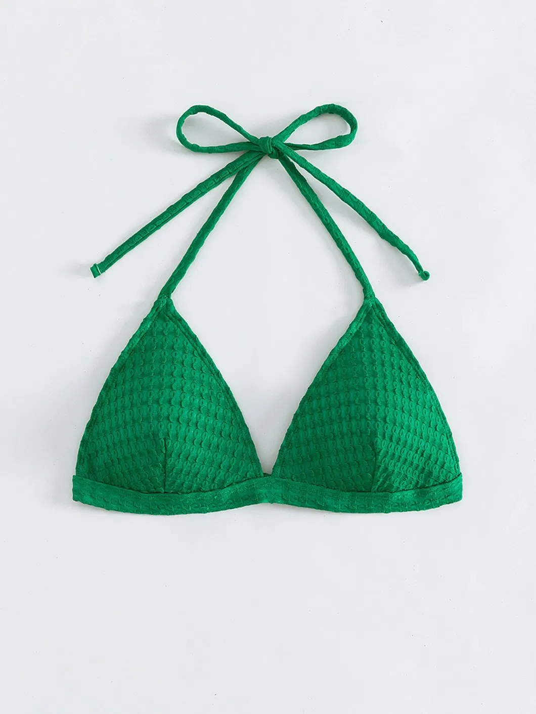 Green Triangle Cup Bikini Top Single Item Triangle Cup Swimsuit Top