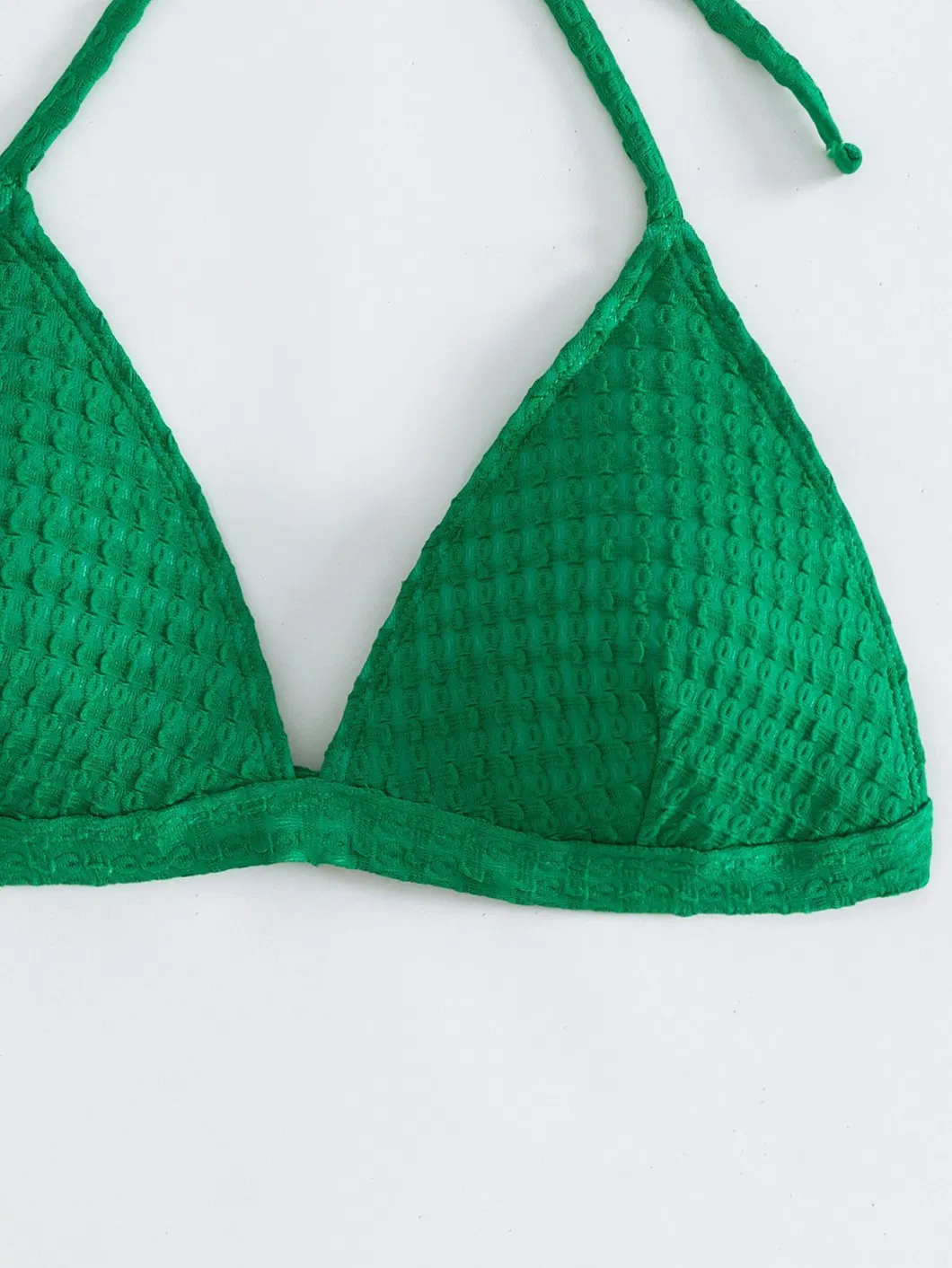 Green Triangle Cup Bikini Top Single Item Triangle Cup Swimsuit Top