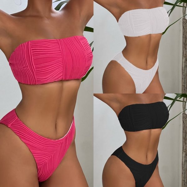 Two Piece Sexy Swimsuit Strapless Swimsuit