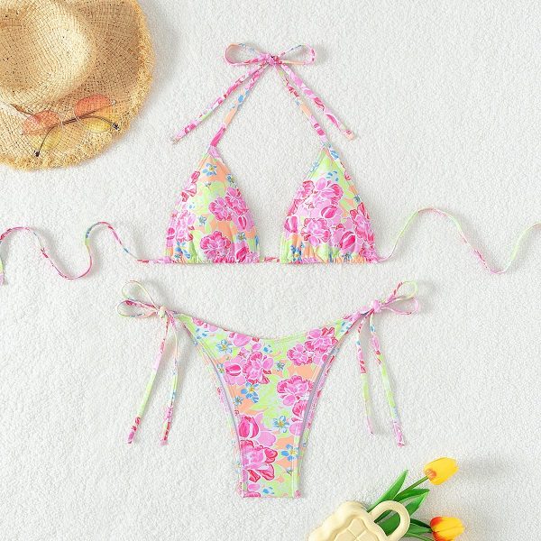 2024 New Style Hot Selling Bikini Two Piece Printing Swimsuit