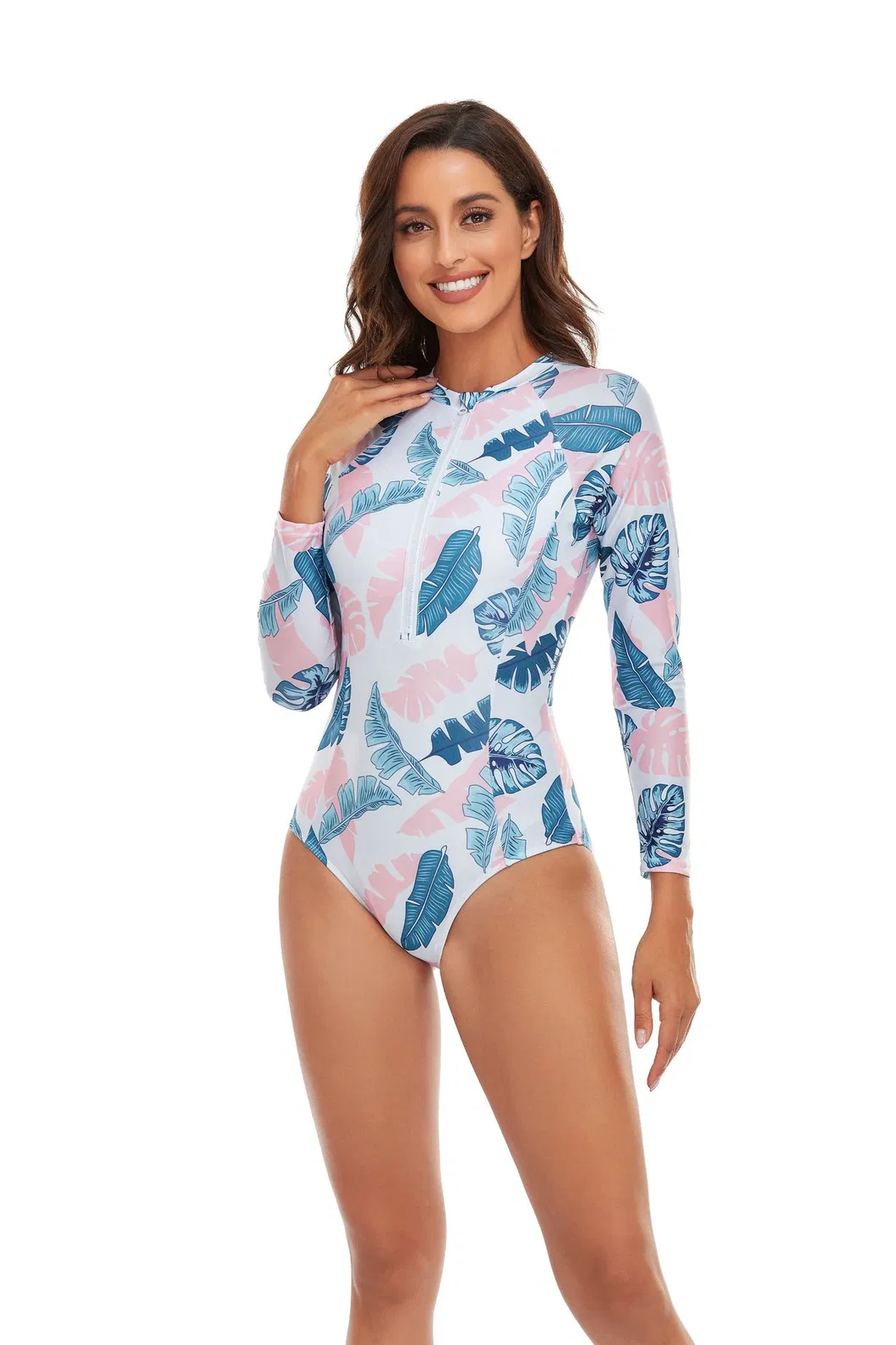 Women Printed Long Sleeve Surfing Suit