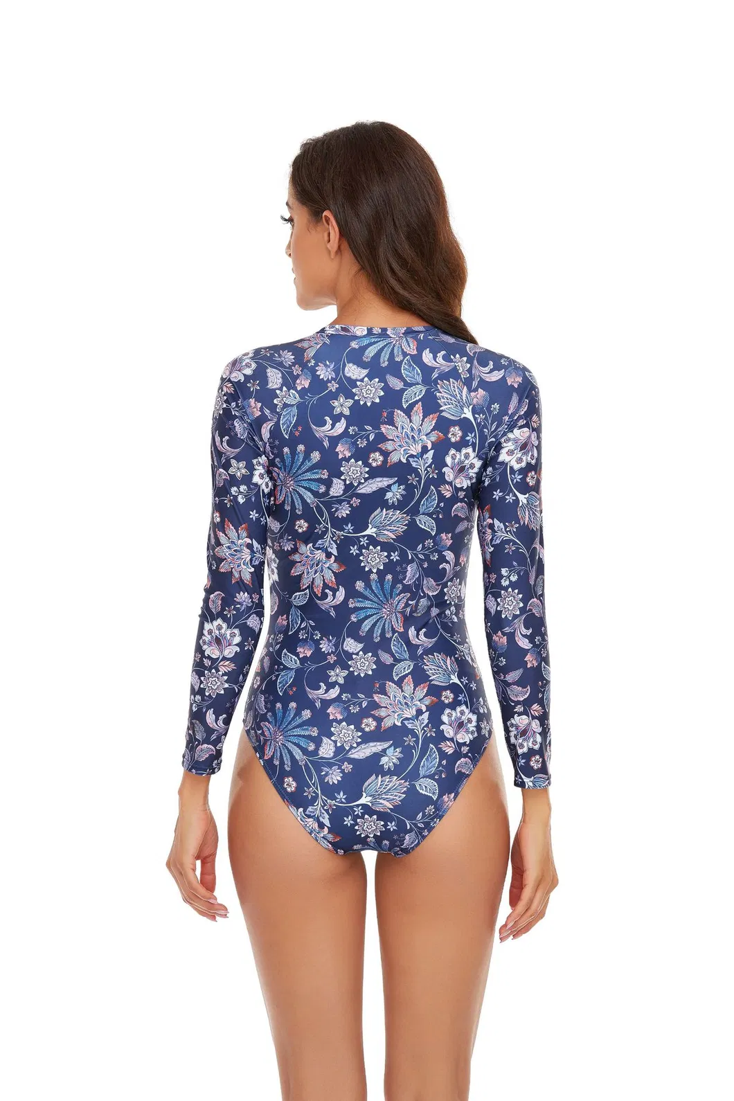 Women Printed Long Sleeve Surfing Suit